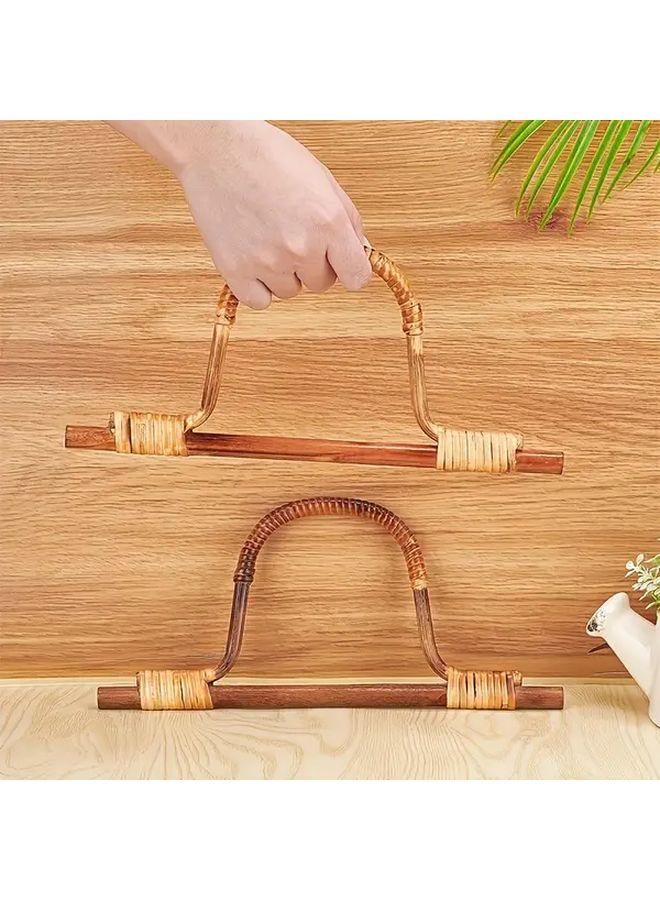 4 قطع مقابض حقيبة بلاستيكية على شكل حرف D لاستبدال صنع حقيبة يد DIY 27 سم - Image 3